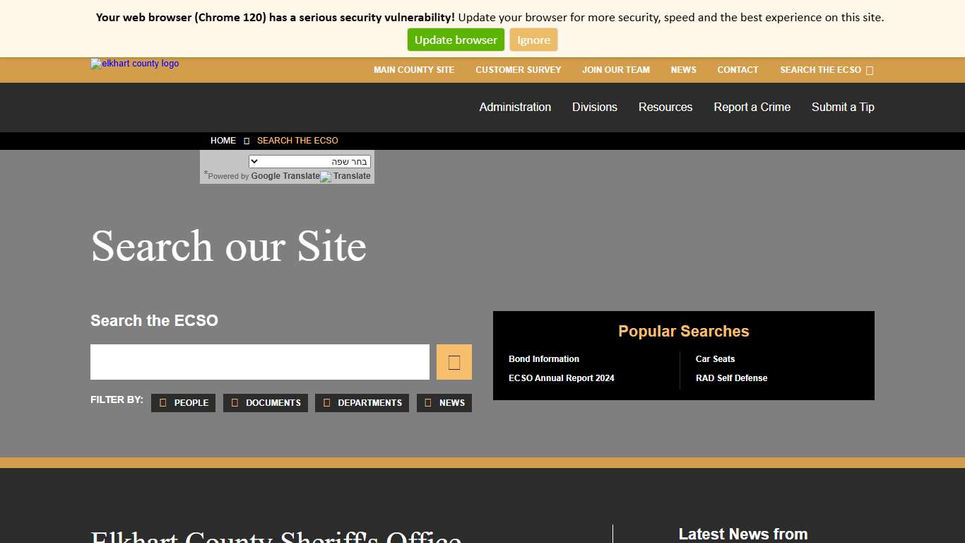 Search - Elkhart County Sheriff's Office